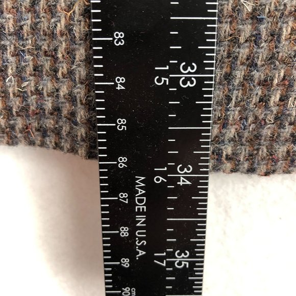 Pendleton VTG Men's Size 42T Brown Grey Virgin Wool Two-Button Blazer Jacket - Picture 6 of 11